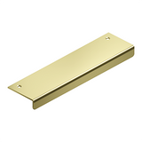 Polished Brass "Forme" Edge Drawer Pulls - Industry Hardware