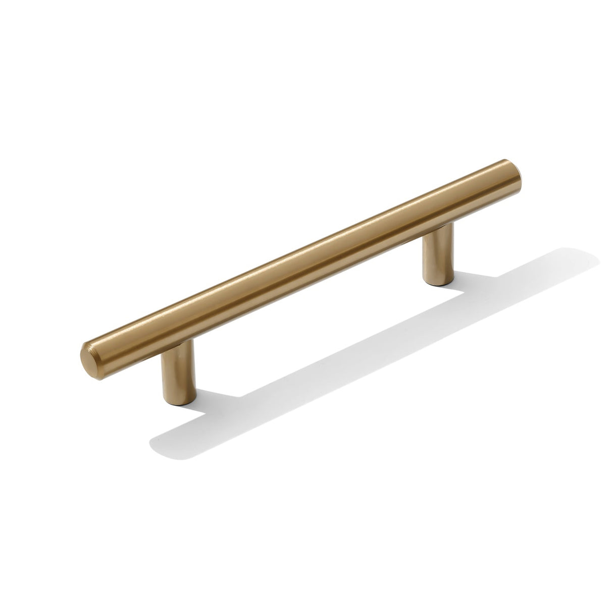 Champagne Bronze "Dash" T-Bar Round Knob and Drawer Pulls