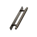 Knurled Backplate Matte Bronze "Manor" Knobs and Drawer Pulls