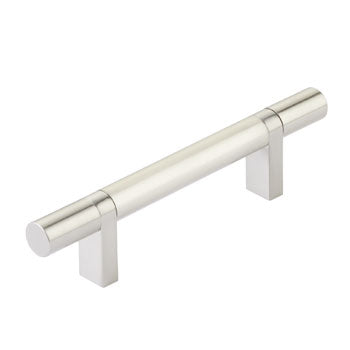 Smooth T-Bar Satin Nickel Cabinet Knobs and Drawer Pulls
