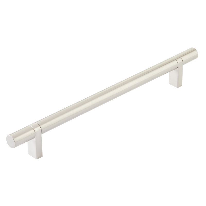 Smooth T-Bar Satin Nickel Cabinet Knobs and Drawer Pulls