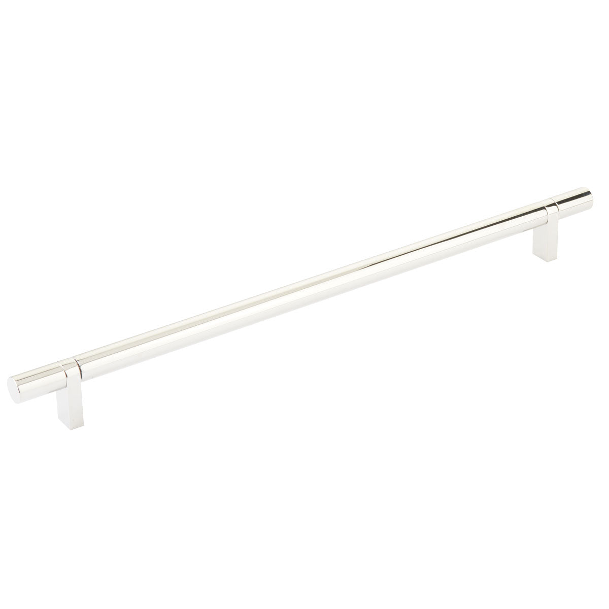 Smooth T-Bar Polished Nickel Cabinet Knobs and Drawer Pulls