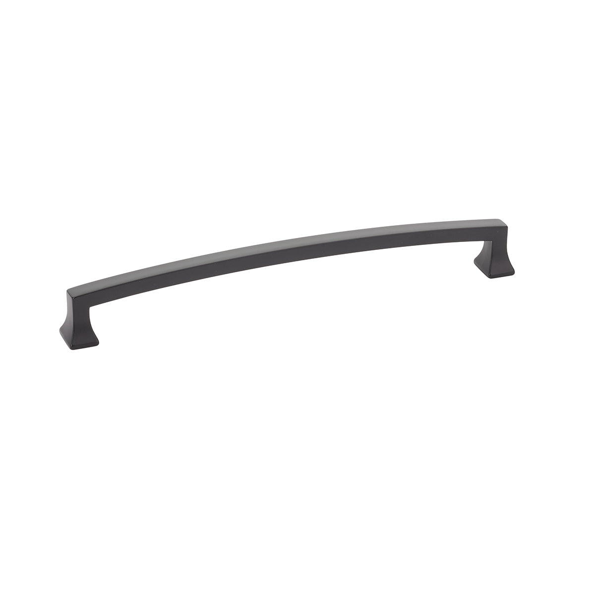 Matte Black "Arched Moderna" Drawer Pulls and Cabinet Knobs
