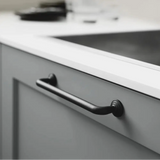 Matte Black "Motion" Knob and Drawer Pull