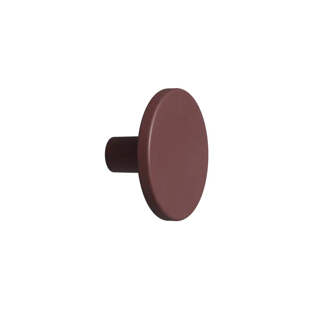 Maroon Red "Plato" Cabinet Knob and Drawer Pull