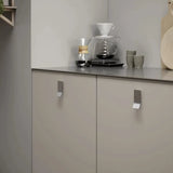 Satin Steel "Leaf" Tab Drawer Pulls - Forge Hardware Studio