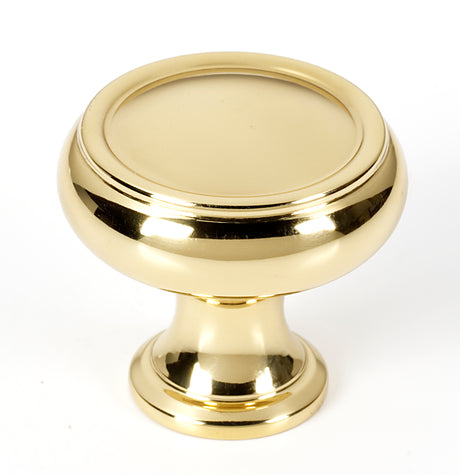 Transitional Polished Brass "Perry" Cabinet Knobs and Drawer Pulls