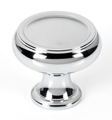 Transitional Polished Chrome "Perry" Cabinet Knobs and Drawer Pulls - Forge Hardware Studio
