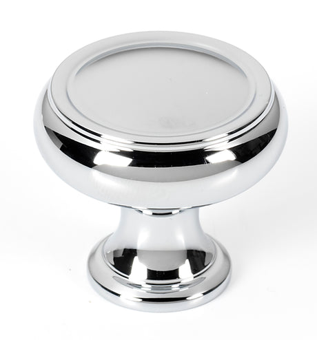 Transitional Polished Chrome "Perry" Cabinet Knobs and Drawer Pulls - Forge Hardware Studio