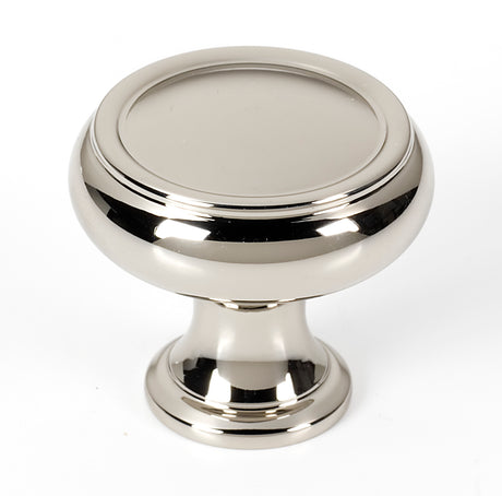 Transitional Polished Nickel "Perry" Cabinet Knobs and Drawer Pulls - Forge Hardware Studio