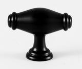 Transitional Matte Black "Perry" Cabinet Knobs and Drawer Pulls - Forge Hardware Studio