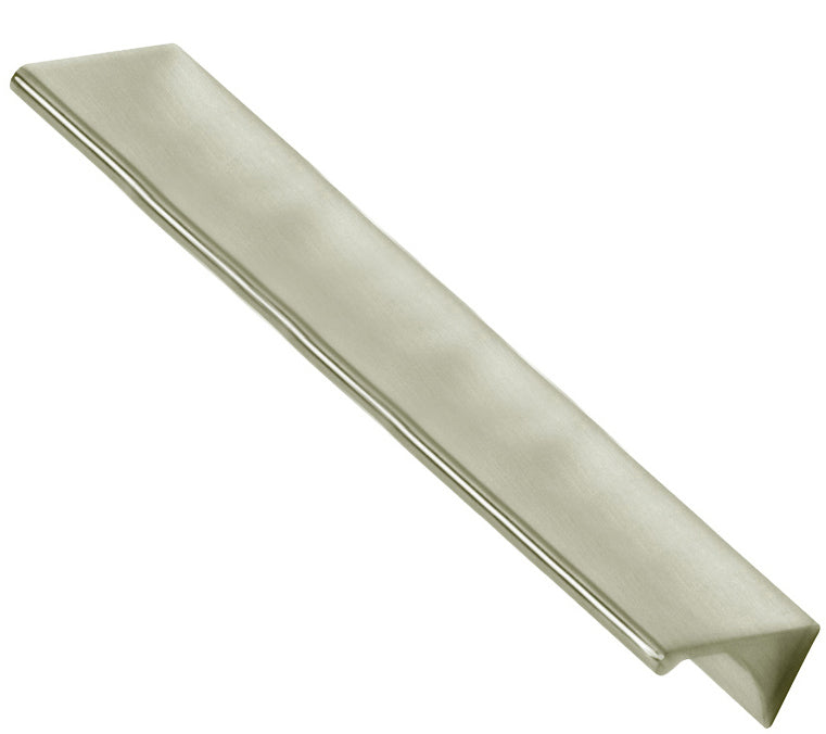 Satin Nickel "Graham" Tab Drawer Pull - Forge Hardware Studio