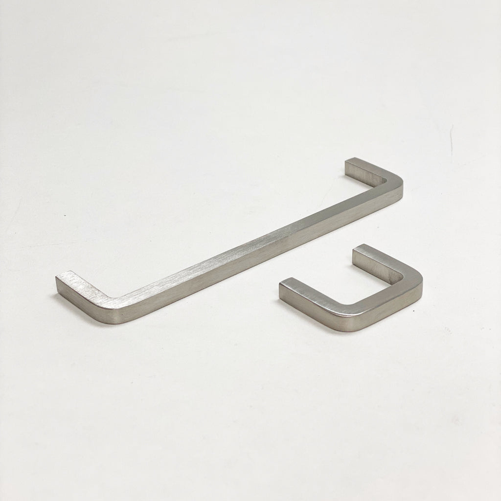 Brushed Nickel "Lumia" Cabinet Knobs and Drawer Pulls - Forge Hardware Studio