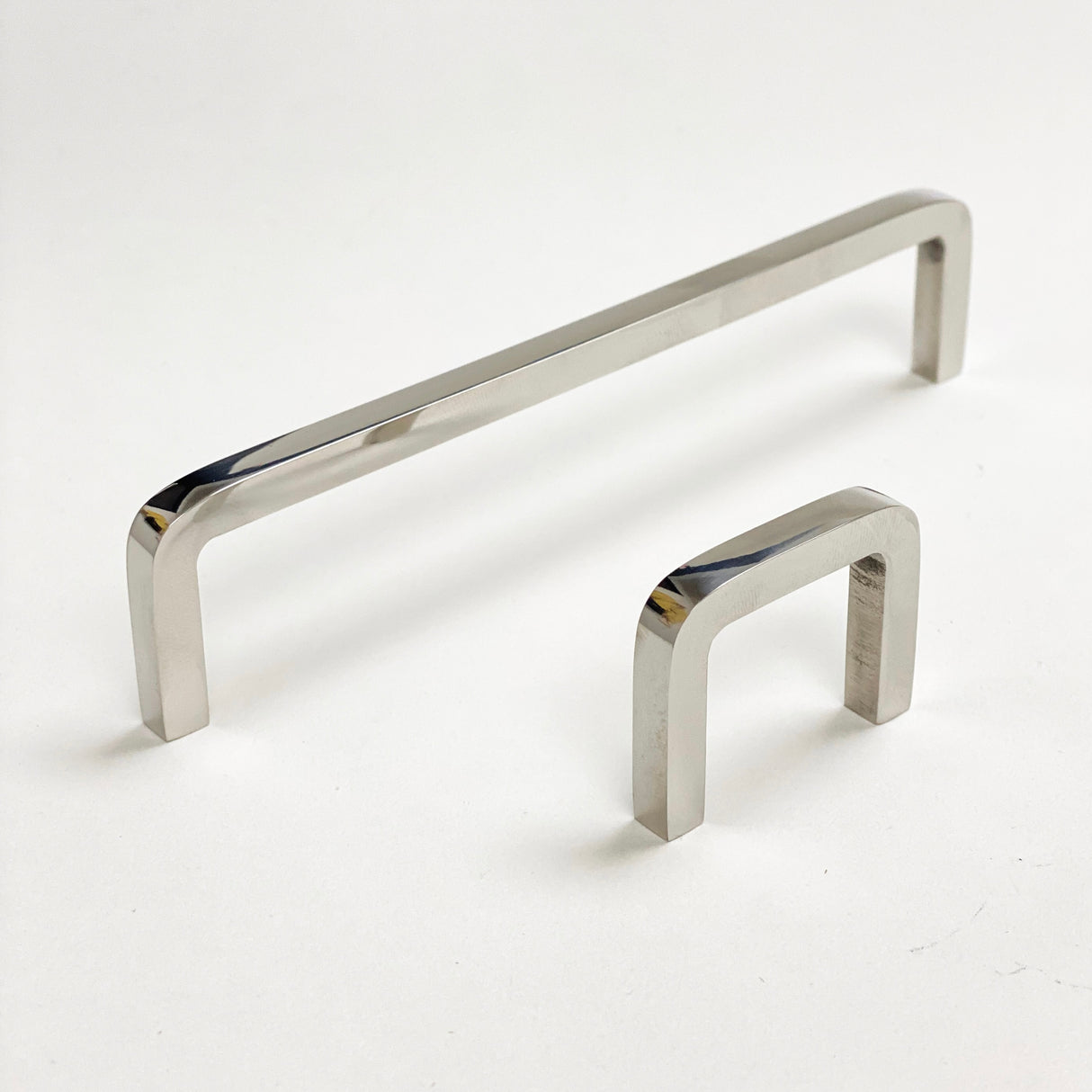 Polished Nickel "Lumia" Cabinet Knobs and Drawer Pulls - Forge Hardware Studio