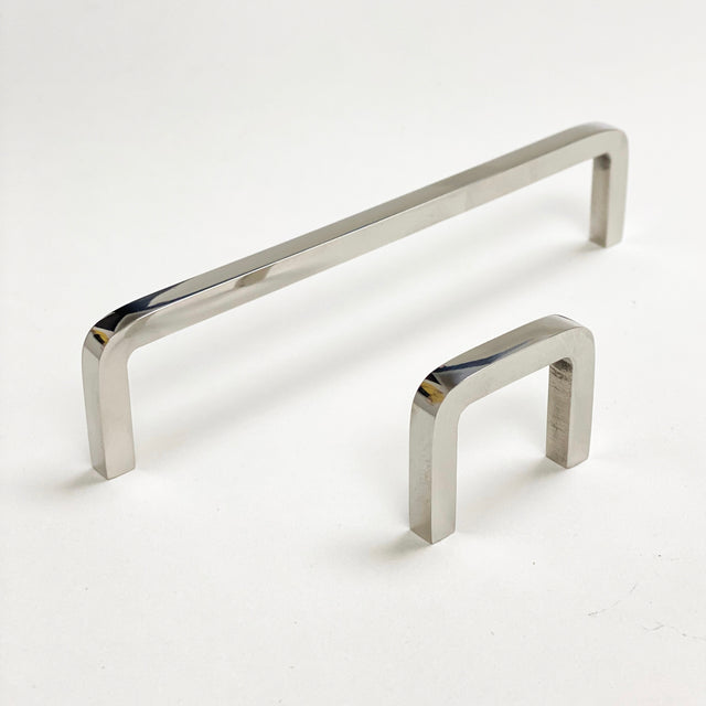 Polished Nickel "Lumia" Cabinet Knobs and Drawer Pulls - Forge Hardware Studio