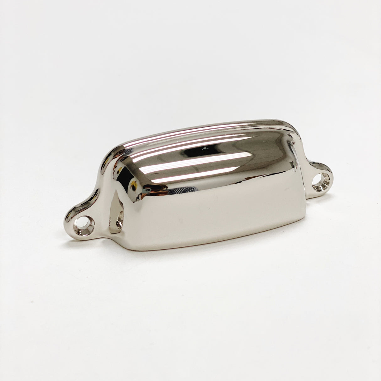 Polished Nickel "Eloise" Cabinet Cup Drawer Pull - Kitchen Drawer Handle - Forge Hardware Studio