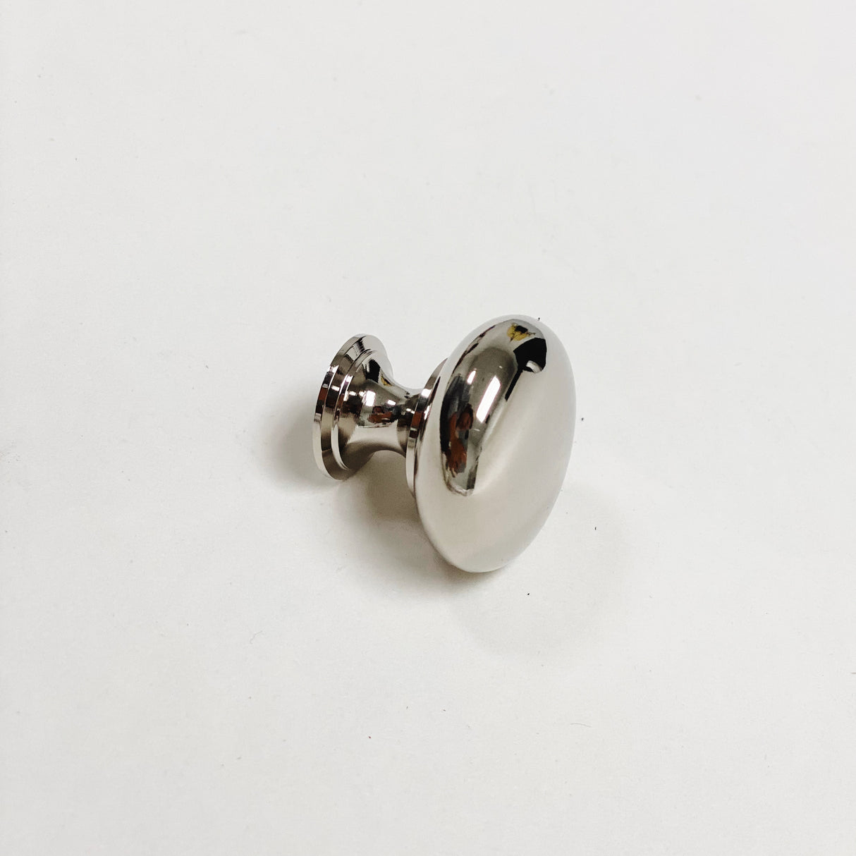 Polished Nickel "Eloise" Round Cabinet Knob - Forge Hardware Studio