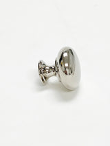 Polished Nickel "Eloise" Round Cabinet Knob - Forge Hardware Studio