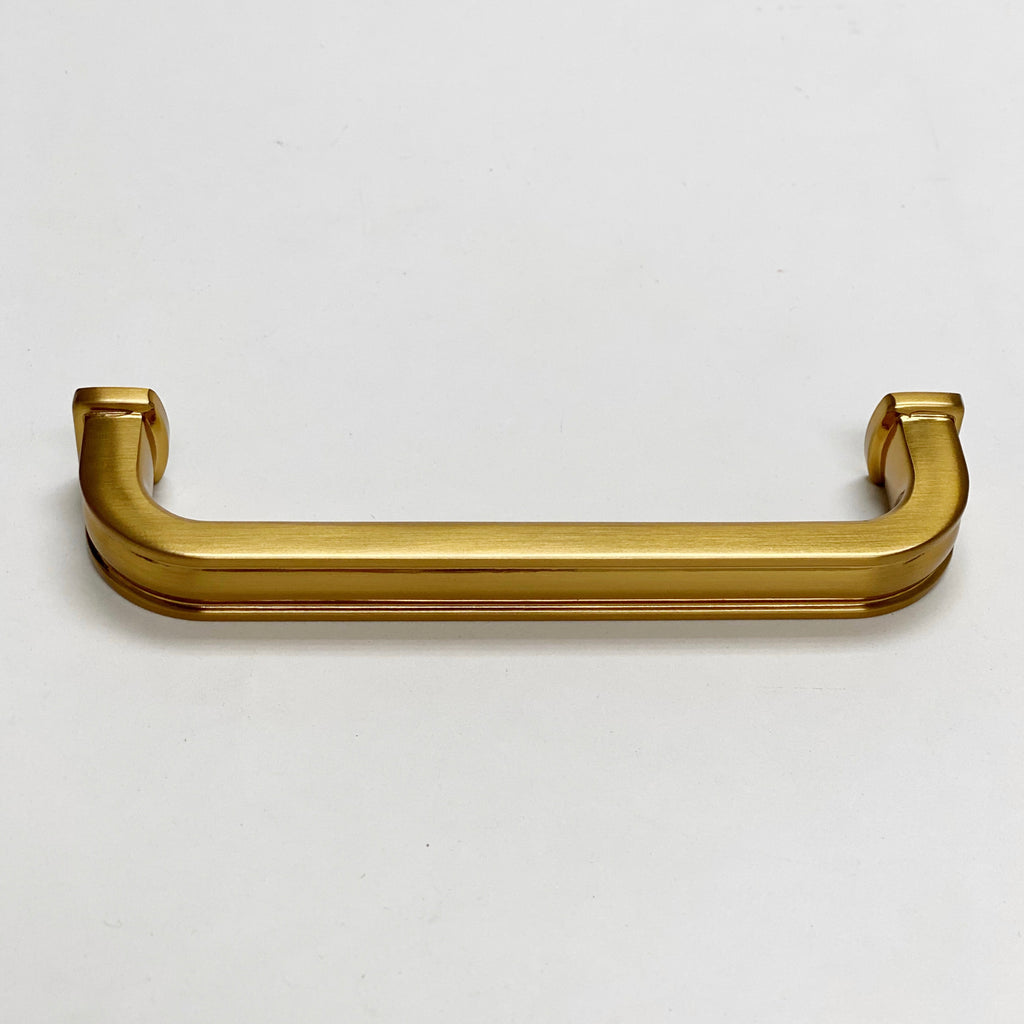 Warm Brass "Belfour" Cabinet Knobs and Drawer Pulls - Forge Hardware Studio