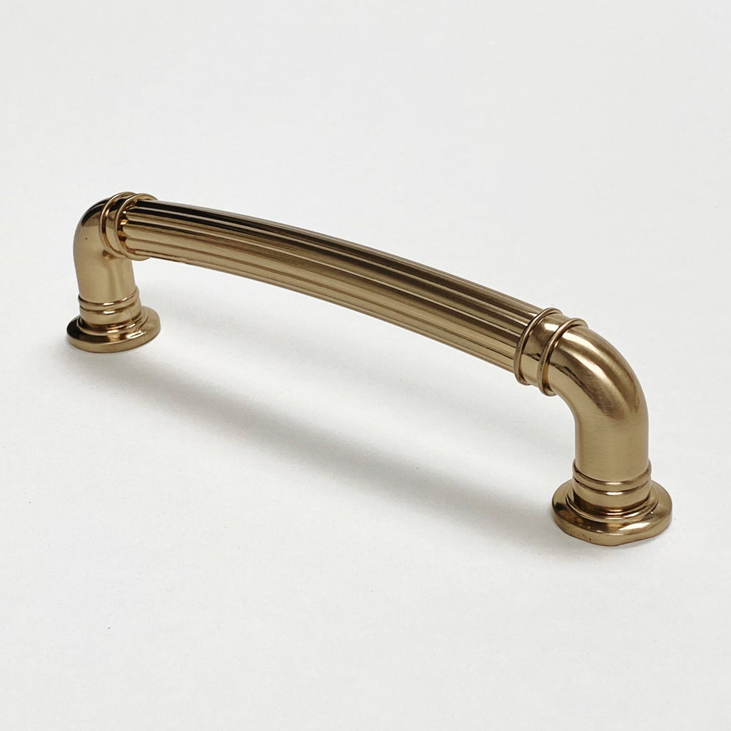 Champagne Bronze "Ridge" Round Cabinet Knob and Drawer Pulls - Forge Hardware Studio