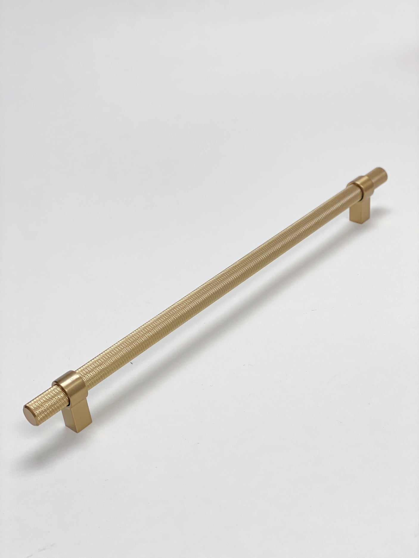 Knurled "Prelude" Champagne Bronze Cabinet Knobs and Drawer Pulls - Forge Hardware Studio