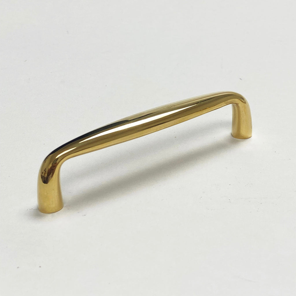 Omni Cabinet Knobs and Drawer Pulls in Polished Unlacquered Brass - Forge Hardware Studio