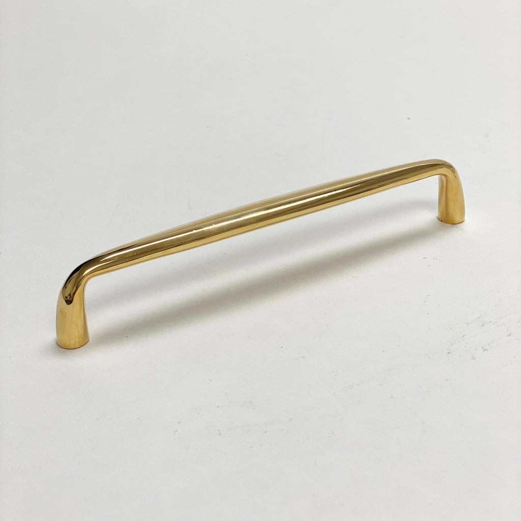 Omni Cabinet Knobs and Drawer Pulls in Polished Unlacquered Brass - Forge Hardware Studio