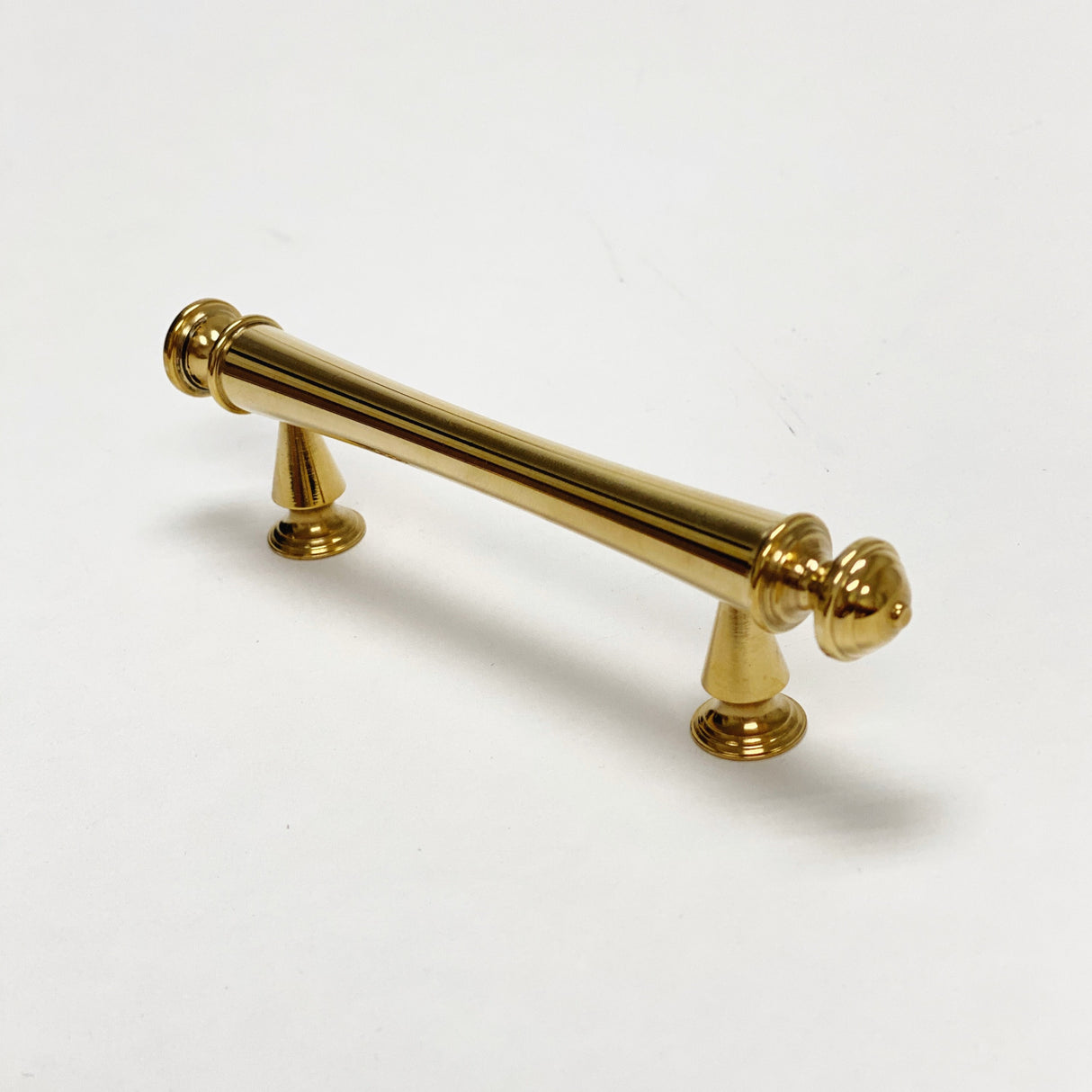 Unlacquered Brass "Emmeline" Cabinet Knobs and Drawer Pull - Forge Hardware Studio