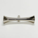 Hourglass "MCM 01" Polished Nickel Mid-Century Cabinet Pull - Forge Hardware Studio