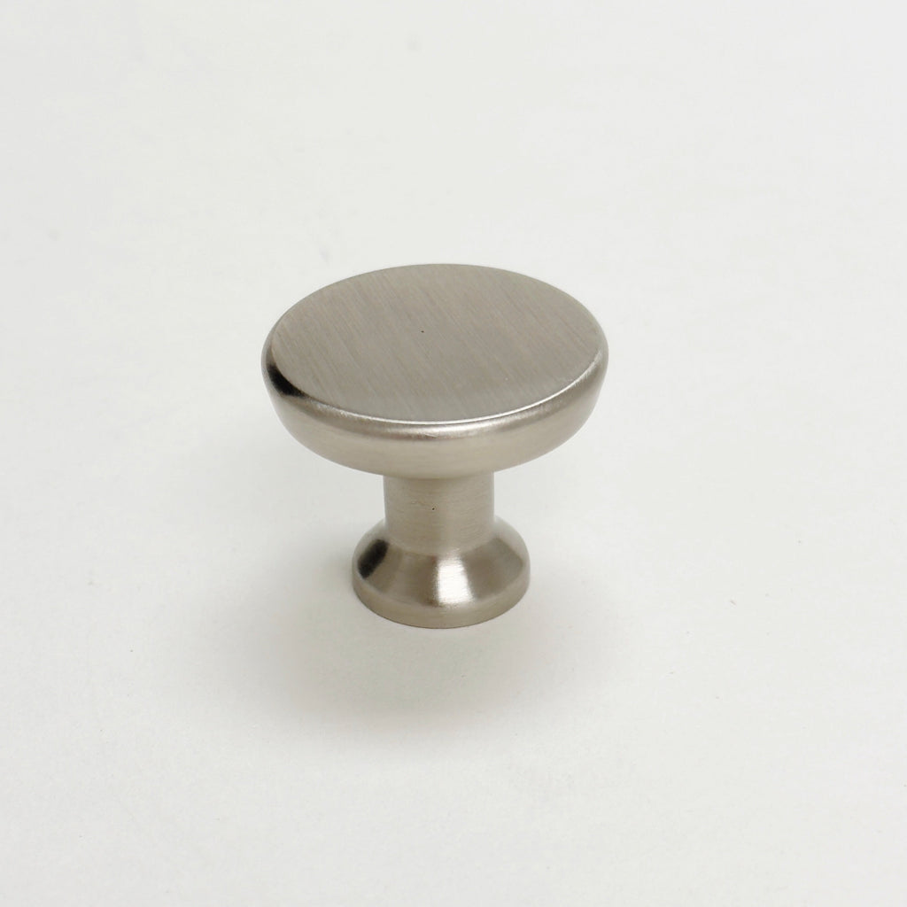 Brushed Nickel Cabinet Hardware "Collin" Drawer Pulls and Cabinet Knobs - Forge Hardware Studio