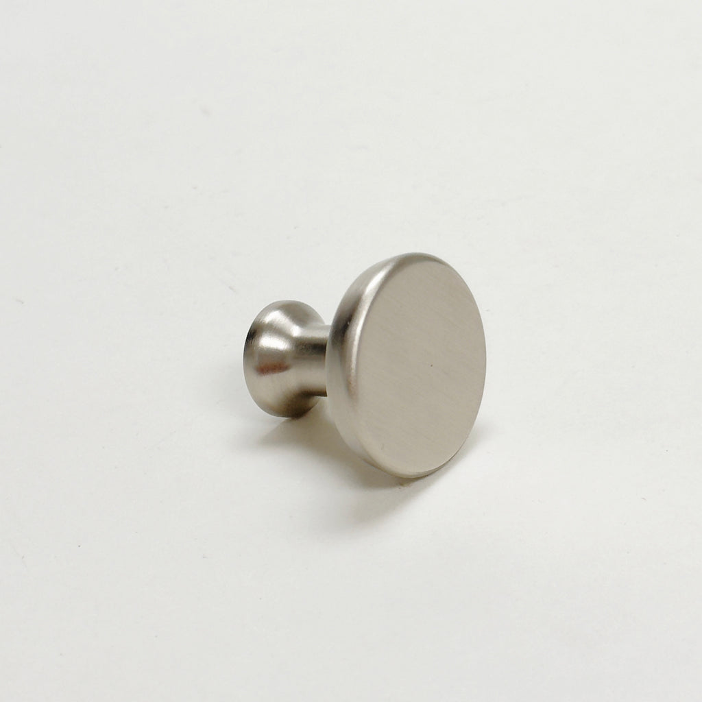 Brushed Nickel Cabinet Hardware "Collin" Drawer Pulls and Cabinet Knobs - Forge Hardware Studio