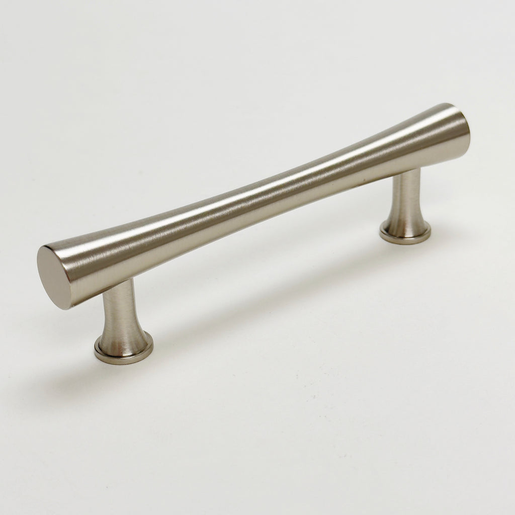 Brushed Nickel Cabinet Hardware "Collin" Drawer Pulls and Cabinet Knobs - Forge Hardware Studio