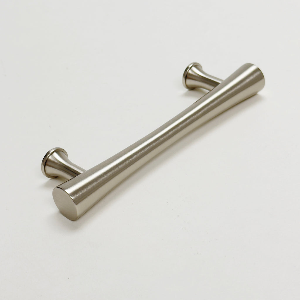 Brushed Nickel Cabinet Hardware "Collin" Drawer Pulls and Cabinet Knobs - Forge Hardware Studio