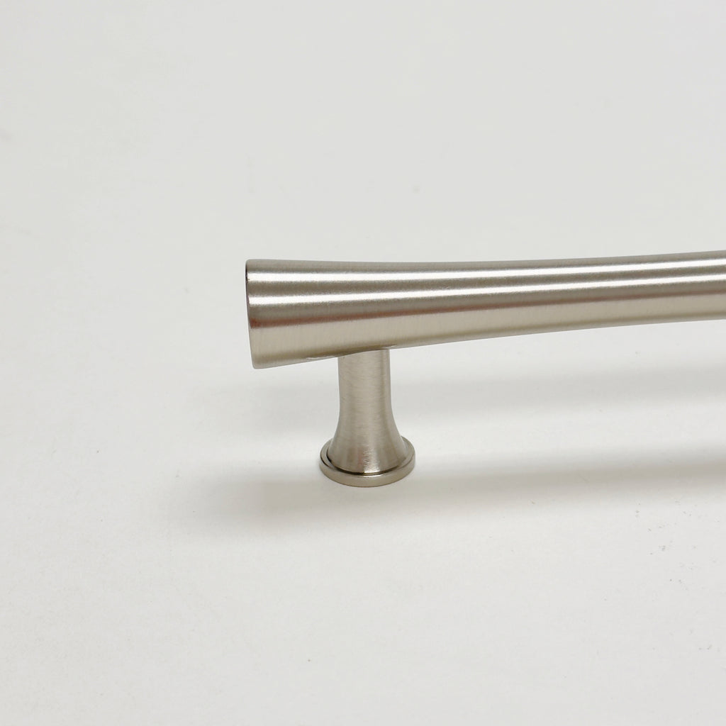 Brushed Nickel Cabinet Hardware "Collin" Drawer Pulls and Cabinet Knobs - Forge Hardware Studio