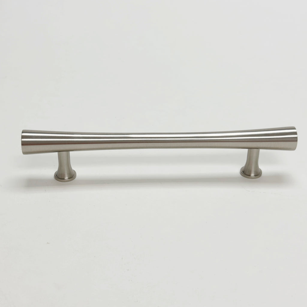 Brushed Nickel Cabinet Hardware "Collin" Drawer Pulls and Cabinet Knobs - Forge Hardware Studio