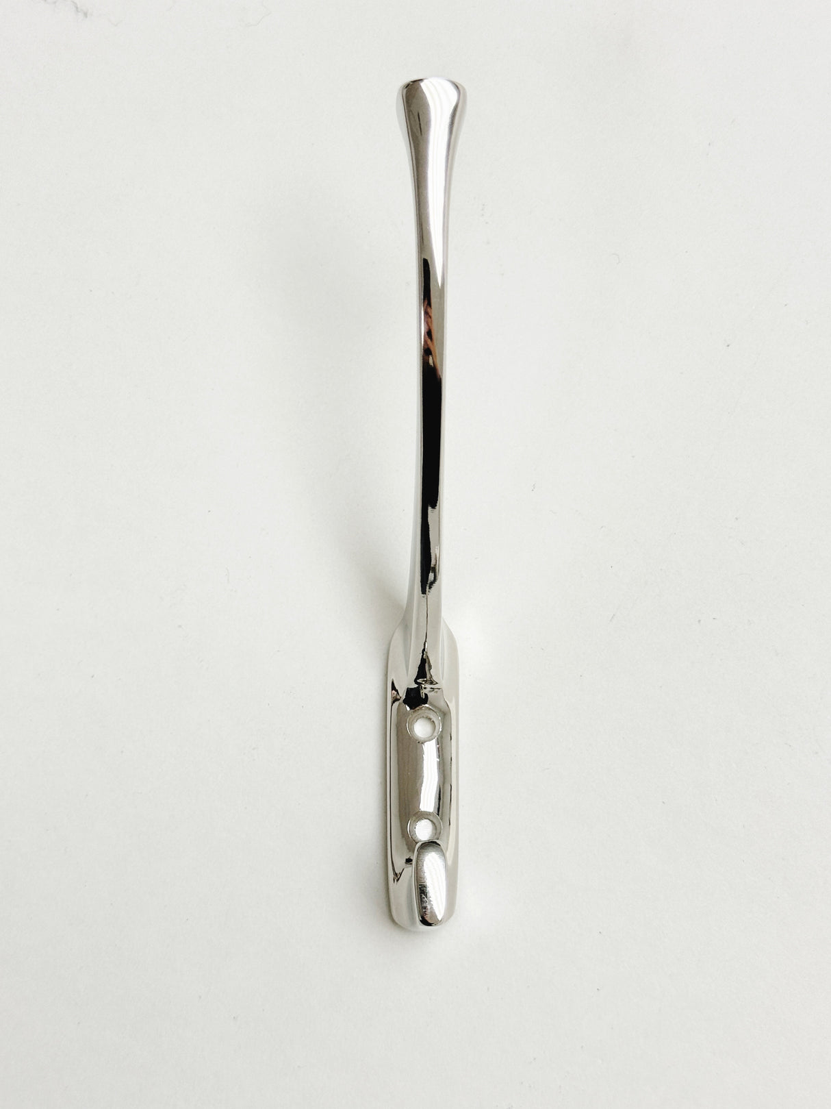 Polished Nickel "Zen" Wall Coat and Hat Hook - Forge Hardware Studio