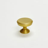 Satin Brass "Marion" Cabinet Knob and Drawer Pulls - Forge Hardware Studio