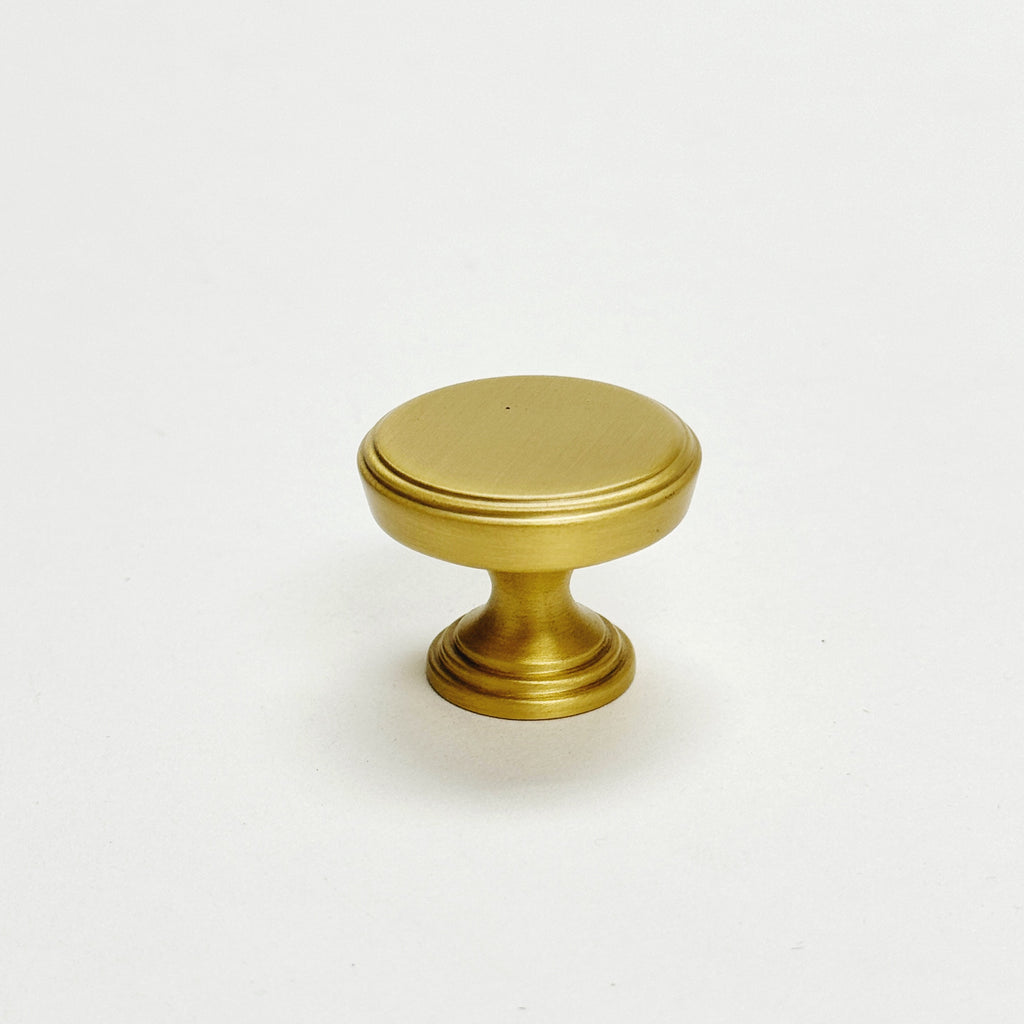 Satin Brass "Marion" Cabinet Knob and Drawer Pulls - Forge Hardware Studio