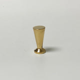McCobb Style Polished Brass Mid-Century Modern Cabinet Knob - Forge Hardware Studio