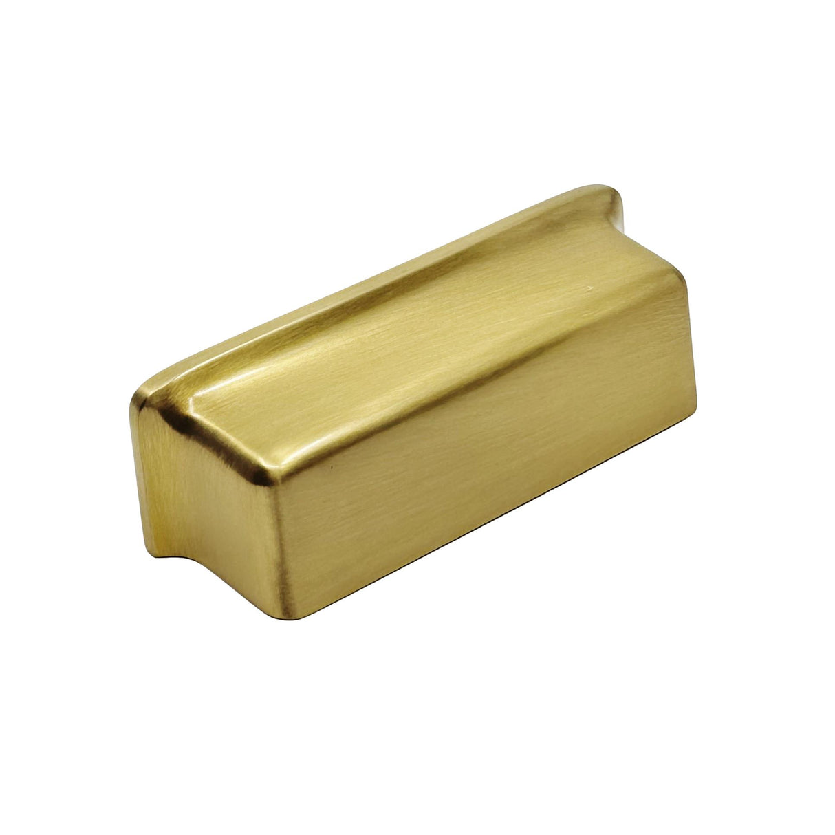 Satin Brass "Kensington" Mission Style Cabinet Hardware - Forge Hardware Studio