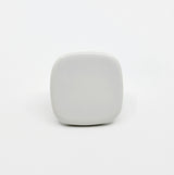 Glossy White "Tabula" Cabinet Knob and Drawer Pull - Euro • Knobs