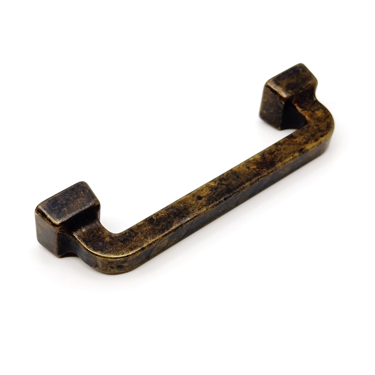 Worn Brass "Capri" Mission Drawer Pull