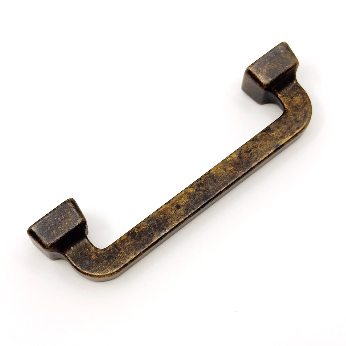 Worn Brass "Capri" Mission Drawer Pull