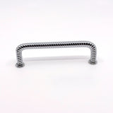 Polished Chrome "Rope" Drawer Pull