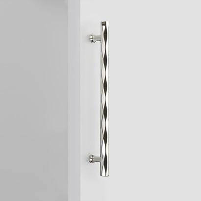 T-Bar "American Designer" Drawer Pulls in Polished Nickel - Forge Hardware Studio