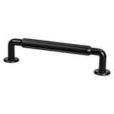 Matte Black "Canopy" Cabinet Knob and Drawer Pulls
