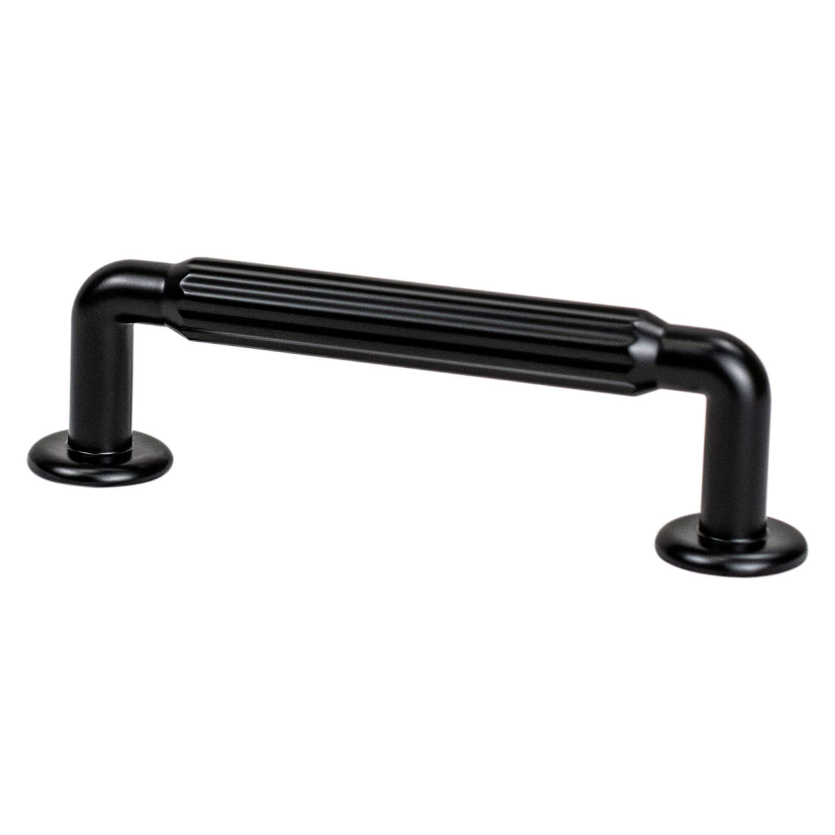Matte Black "Canopy" Cabinet Knob and Drawer Pulls