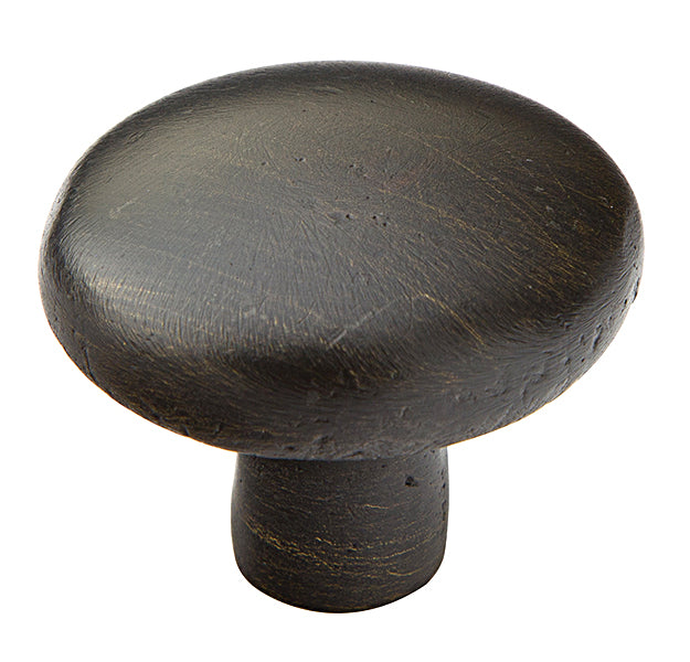 Rustic Bronze "Aspen" Round Cabinet Knob