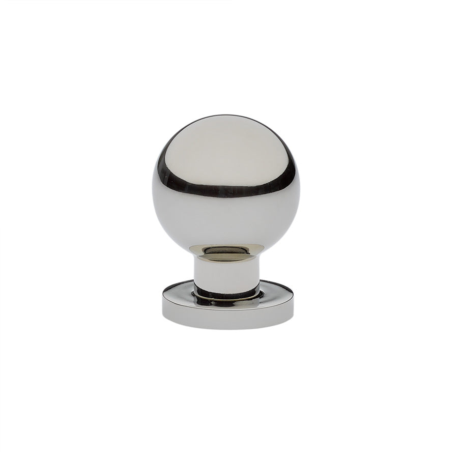 Omni Cabinet Knobs and Drawer Pulls in Polished Nickel - Forge Hardware Studio