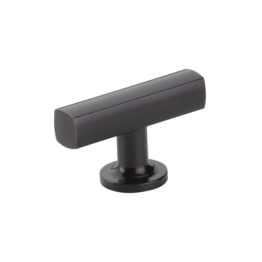 T-Bar Oil Rubbed Bronze "Geo" Cabinet Knob and Drawer Pulls